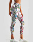 Flower spring flourishing vine leggings