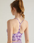 Flower crocus floral purple tank tops