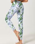 Flowers watercolor calla eustoma light leggings