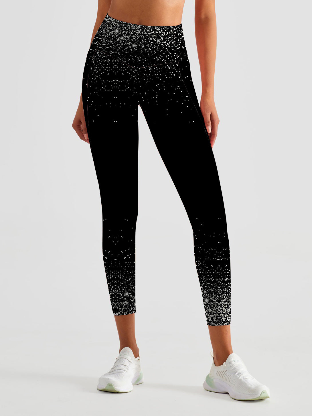 Black light glitter leggings