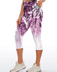 Flower watercolor purple wisteria capris