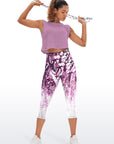 Flower watercolor purple wisteria capris