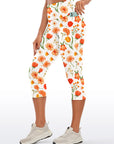 Flower tulip blomming flower orange yoga capris