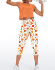 Flower tulip blomming flower orange yoga capris