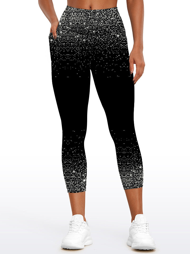 Black light glitter leggings