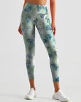 Animal green vague butterfly leggings