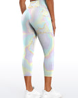 Colorful gilt water ripple liquid leggings