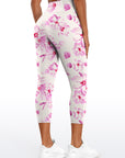 Flower peach blossom light pink leggings