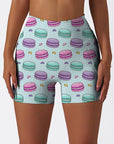 Candy macaron pastel color pattern shorts