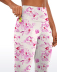 Flower peach blossom light pink leggings