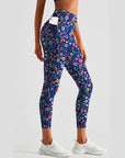 Flower ditsy wildflower dark leggings