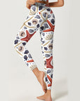 CREAMY™ retro seashell starfish waistband leggings