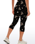 Moth phases of the moon and stars capris