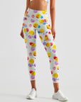 Watercolor dotty pattern leggings