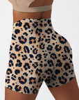 Animal leopard pattern funny drawing shorts