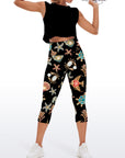 Ocean gem starfish turtle coral shell capris