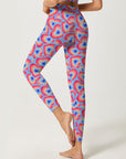 Love rainbow heart shape leggings