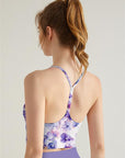 Flower watercolor violets purple tank tops