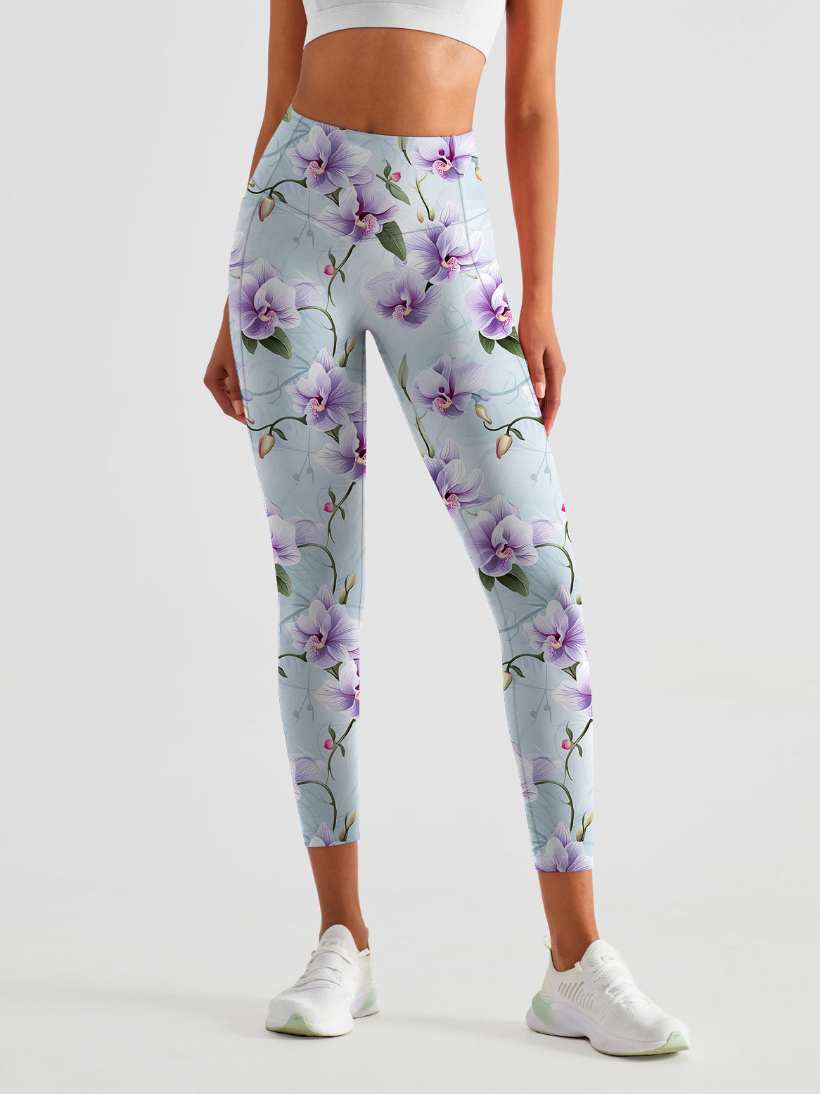 Flower orchid vine light leggings