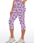 Flower crocus floral purple capris