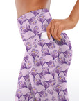 Flower crocus floral purple capris