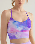 Oil paint gradient smudged multicolor tank tops