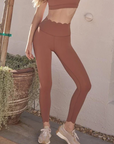 Basic nude waistband lace leggings