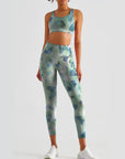 Animal green vague butterfly leggings