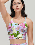 Flower apple-tree flowers seamless pattern blossom tank  tops