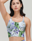 Flowers watercolor calla eustoma light tank tops