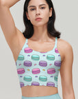 Candy macaron pastel color pattern tank tops