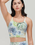 Flower beautiful succulent floral watercolor tank tops