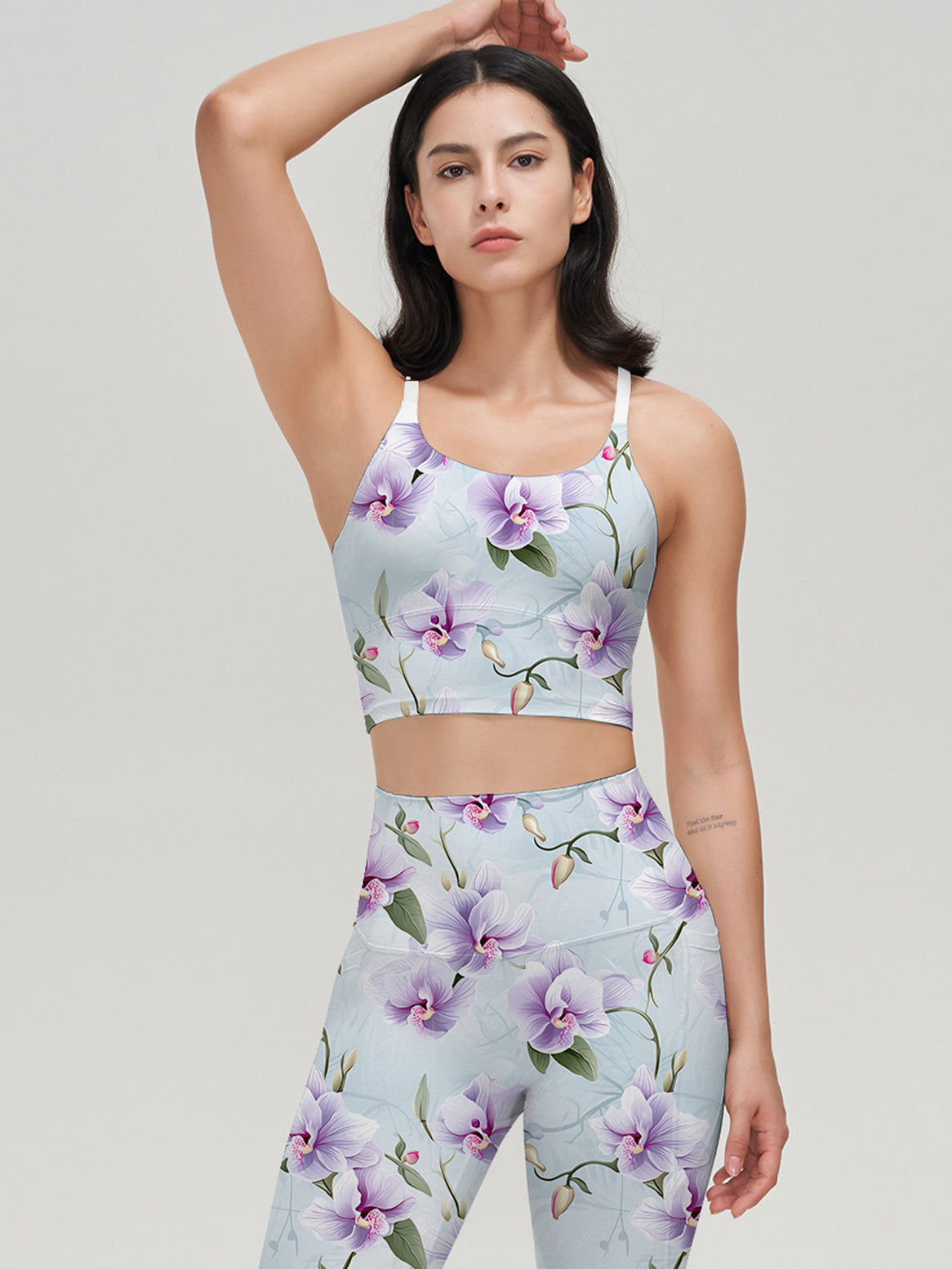 Flower orchid vine light leggings