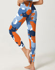 Animal color shaded cat leggings