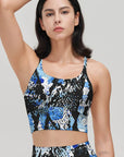 Animal snake pattern print tank tops