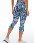 Mandala blue cute boho geometric capris