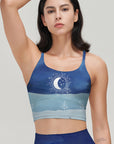 Cosmos celestial bodies moon night sky tank tops