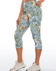 Flower vintage spring rose capris