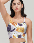 Flower multicolor blooming tulips tank tops