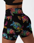 Ocean turtle colorful shining shorts