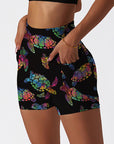 Ocean turtle colorful shining shorts