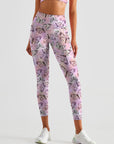 Animal butterfly pink purple leggings