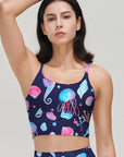 Ocean seahorse jellyfish conch dark tank tops