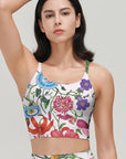 Flower spring flourishing vine tank tops