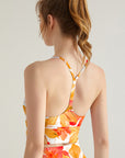 Botanical watercolor autumn leaves tank tops