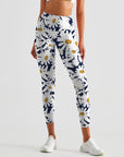 Flower white little daisy leggings