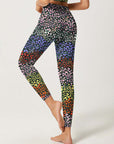 Flower colorful ditsy floral patchwork leggings