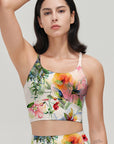 Flowers watercolor bouquet botanical tank tops