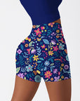 Flower ditsy wildflower dark shorts