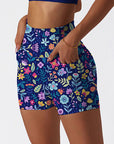 Flower ditsy wildflower dark shorts